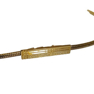 Women's Belt Gold Tone Hook Small 27"